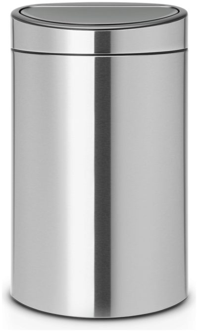 Brabantia Touch Top Recycling Bin - Matt Steel.